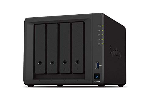 Synology 4 bay NAS DiskStation DS920+ (Diskless), 4-bay; 4GB DDR4