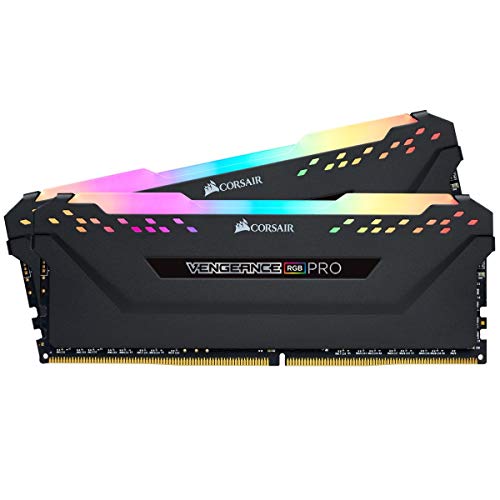 Corsair Vengeance RGB Pro 32GB (2x16GB) DDR4 3200 (PC4-25600) C16 Desktop Memory - Black