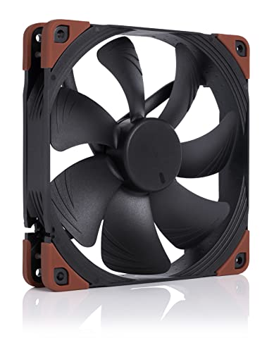 Noctua NF-A14 iPPC-3000 PWM, Heavy Duty Cooling Fan, 4-Pin, 3000 RPM (140mm, Black) for Desktop