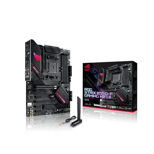 Asus ROG Strix B550-F Gaming WiFi II AMD AM4 (3rd Gen Ryzen) ATX Motherboard (PCIe 4.0,WiFi 6E, 2.5Gb LAN, BIOS...