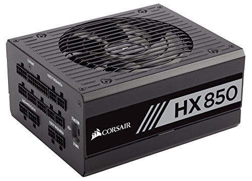 CORSAIR HX Series, HX850, 850 Watt, 80+ Platinum Certified, Fully Modular Power Supply