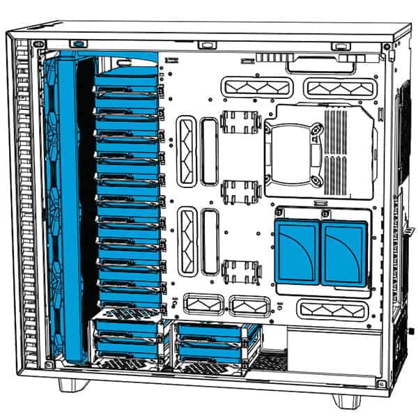 Fractal Design Define 7 XL internals